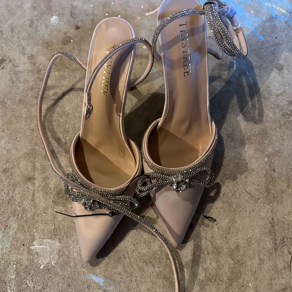 Brand new rhinestone heels